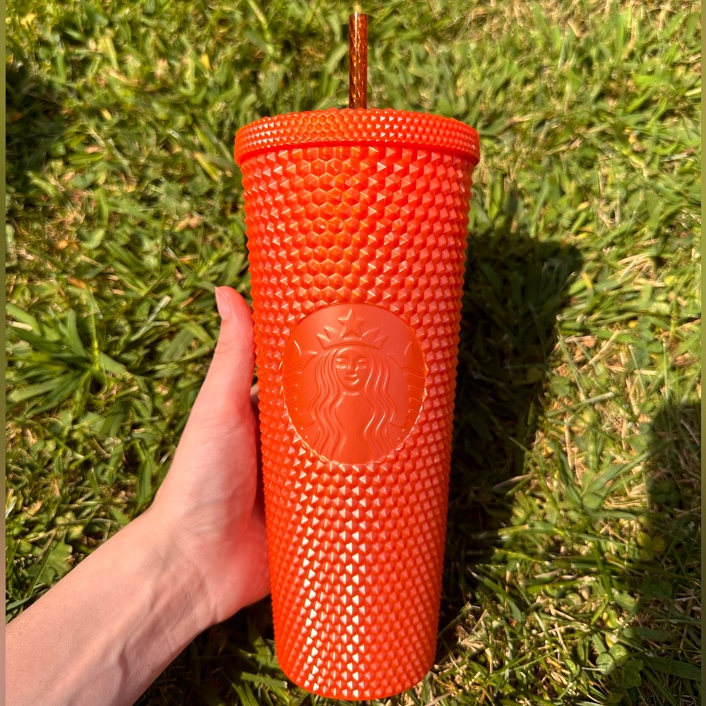 Orange Pearlescent Starbucks Tumbler